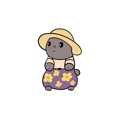 Cute Otter Sticker